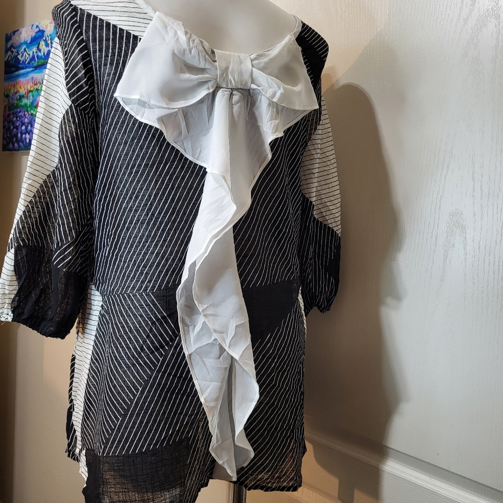 My Boutique Striped Top Tunic